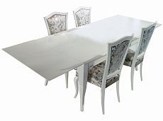 Aida стол обеденный (200/300х100) white