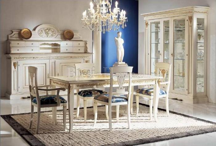 Montalcino стол обеденный (170-250х90) white