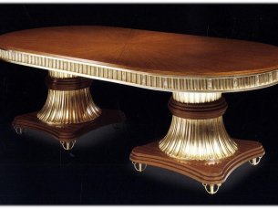 Стол обеденный овальный Crystal ISACCO AGOSTONI 1259-3