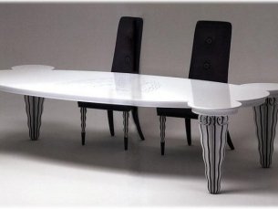 Стол обеденный прямоугольный Ondadoponda ISACCO AGOSTONI 1295-6