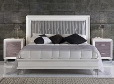 Marostica кровать 200х200 3009 white/silver