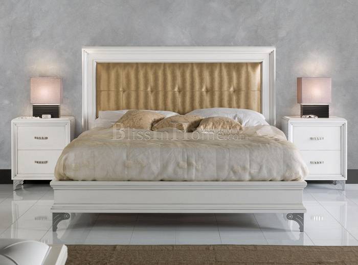 Marostica кровать 160х200 3009 white/gold